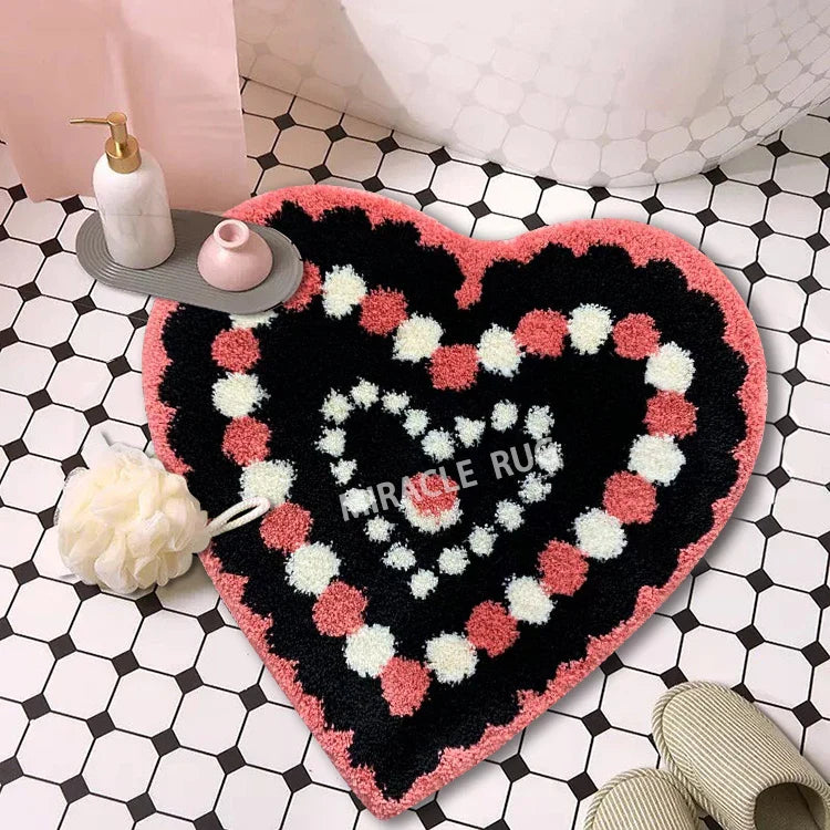 Bathroom Absorbent Floor Mat Anti Slip Bathmat Shaggy Rug Custom Funny Bath Mat